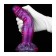 Silicone Dildo CROQ Fuchsia and Black 23 x 5 cm
