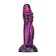 Silicone Dildo CROQ Fuchsia and Black 23 x 5 cm