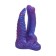 Double Silicone Dildo DEMON ORPHOX Purple 18 x 4 cm and 17 x 4 cm