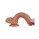 Realistic Ejaculating Dildo JOY STREAM Light Skin 19.5 x 4.5 cm
