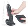 Realistic Ejaculating Dildo Black 20 x 4.5 cm