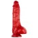 Realistic Dildo JOSEF Red 22 x 5.5 cm