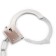 Metal handcuffs covered with FURRY Red fur