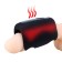 Silicone Vibrator for Penis WAVER Warming effect Rechargeable Black  