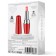 Vibrant Lipstick Mini Vibrator VIBLIPS 9.5 x 2.6 cm Red