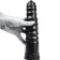 Giant Ultra Stimulating Dildo NAV61B by Domestic Partner measuring 31 x 7 cm in Black.