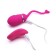 Silicone Vibrating Egg with Wireless Remote Control and Tail ODISE 17 x 3.4 cm Pink Rechargeable