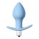 Vibrating Wearable Anal Plug in Silicone BULB 8.7 x 3.8 cm Blue