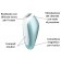 Clitoral Stimulator with Pressure Waves LOVE BREEZE Satisfyer in Silicone Blue Rechargeable