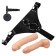 Strap-On with Adjustable Harness and 2 Realistic Dildos 19.8 x 4.5 cm and 15 x 4 cm SPARO Light Skin