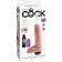 Ejaculating Realistic Dildo King Cock 8" 20 x 5 cm light skin