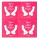 Paper Napkins SUPER DICK FOREVER 12.5 x 12.5 cm Fuchsia x 10