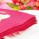 Paper Napkins SUPER DICK FOREVER 12.5 x 12.5 cm Fuchsia x 10