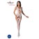 Crotchless Sexy Bodystocking in White - One Size BS057