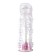 Vibrating Penis Sheath with Stimulating Texture A-Gusto 017 Transparent
