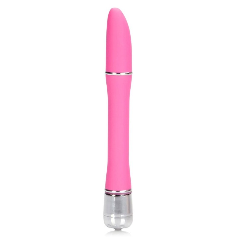 Vibrador clásico LULU SATIN TOUCH 12.7 x 1.9 cm rosa.