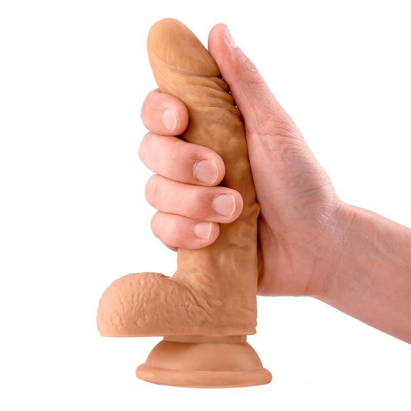 Dildo realista SAM 18 x 3.5 cm piel clara