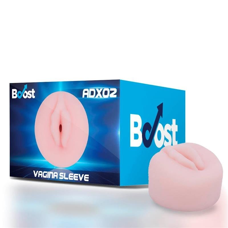 Fundas de silicona en forma de vagina ADX02 de piel clara para bombas de agrandamiento del pene.