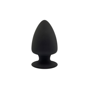 Tapón anal de silicona MODELO 1 XS 8 x 4.5 cm Negro