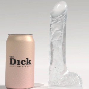 Dildo realista RICHARD 20 x 3.5 cm transparente.