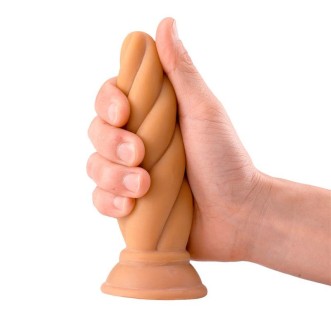 Tapón Anal en Espiral FELIX 15 x 4 cm Piel Clara