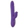 Vibrador de Conejo de Silicona con Rotación, Empuje y Estimulación del Clítoris Sweet Smile 24.7 x 3.7 cm Morado Recargable