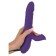Vibrador de Conejo de Silicona con Rotación, Empuje y Estimulación del Clítoris Sweet Smile 24.7 x 3.7 cm Morado Recargable