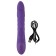 Vibrador de Conejo de Silicona con Rotación, Empuje y Estimulación del Clítoris Sweet Smile 24.7 x 3.7 cm Morado Recargable
