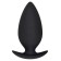 Tapón Anal Portátil de Silicona BUBBLE 10.5 x 4.5 cm Negro