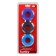 Set de 3 anillos para el pene en Plus+Silicone Hünkyjunk Negro, Azul y Azul Claro.
