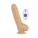Vibrador de Silicona Realista con Rotación y Control Remoto Inalámbrico MARCO 21.5 x 4.2 cm Piel Clara Recargable