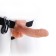 Vibrador con Correa Vibrante y Consolador Hueco Fetish Fantasy 19 x 4.3 cm Piel Clara