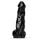Gigante Consolador Realista BODYBUILDER Todo Negro Esteroides 32 x 8 cm Negro