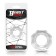 Anillo para el pene de 2.2 cm Bolt Beast Rings Transparente.
