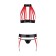 Conjunto de lencería roja AZIZA
