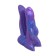 Dildo Doble de Silicona DEMON STIX Morado 17 x 4.5 cm y 15 x 4.5 cm