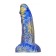 Dildo de silicona GENTAX azul y dorado 20 x 5 cm
