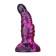 Dildo de silicona NIRP fucsia y negro 19 x 5.3 cm
