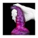 Dildo de silicona NIRP fucsia y negro 19 x 5.3 cm