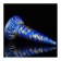 Dildo de silicona UNIX azul y dorado de 21 x 5.3 cm