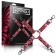 Hog Tie Cuero Vegano Diamond Line Rojo