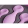 Conjunto de 3 dilatadores vaginales de silicona INTIMRELAX rosa.