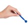Tapón de esperma en silicona para pene de 9.6 x 0.8 cm en color azul.