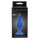 Plug anal de silicona SLIM 10,5 x 2,5 cm Azul