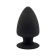 Tapón anal de silicona MODELO 1 M 11 x 6.2 cm Negro