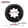 Anillo de silicona para el pene de 2.7 cm con puntos internos Beast Rings Negro.