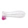 Fundas para el pene vibradoras con textura estimulante A-Gusto 019 transparente.