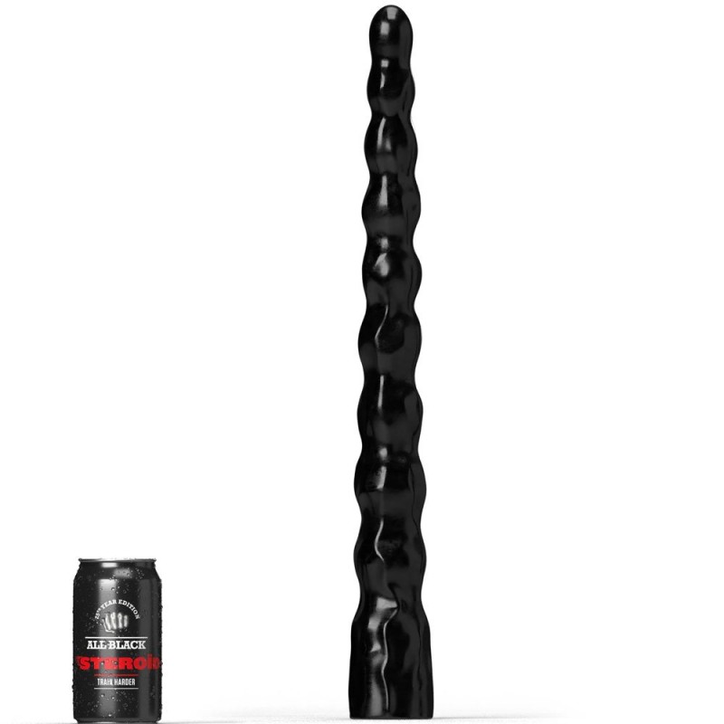 Géant Anal Dildo EN-GARDE All Black Steroid 49 x 5 cm Noir