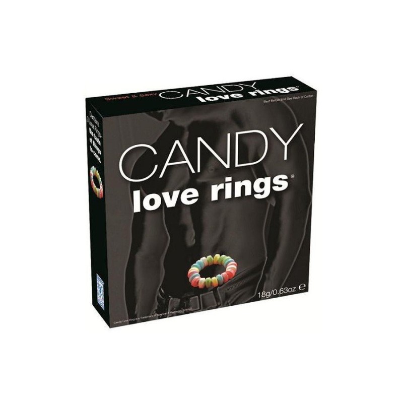 Anneau de pénis élastique avec bonbons sucrés x 3
