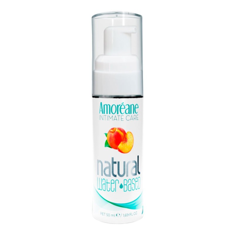 Lubrifiant à base d'eau saveur pêche NATUREL 50 ml